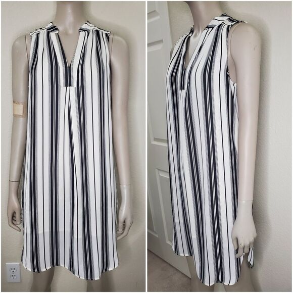 H&M Striped Sleeveless T-Shirt Dress (Size 8) - Picture 2 of 11